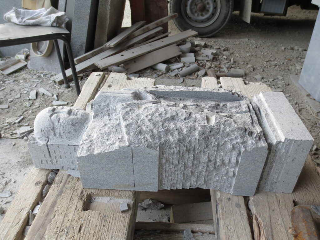 合掌地蔵尊 地蔵尊加工