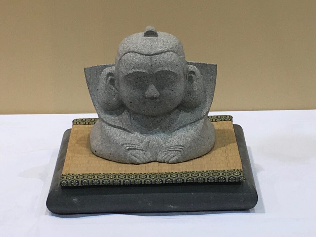 石材彫刻作品-福助-