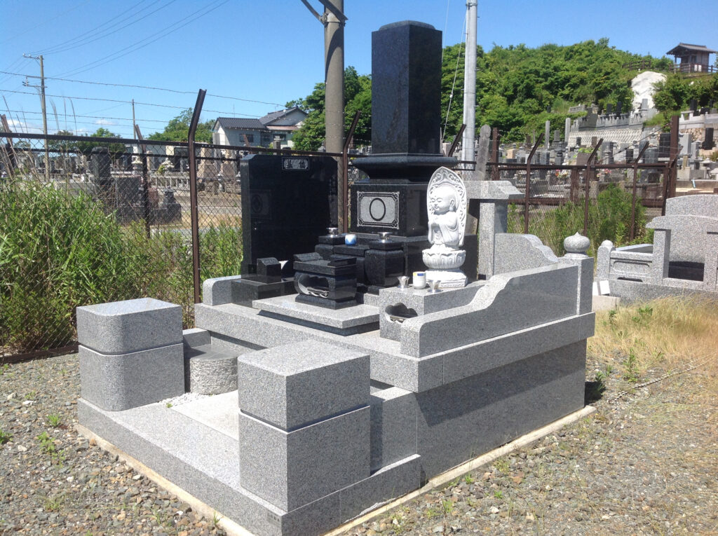 和型石碑施工例-5