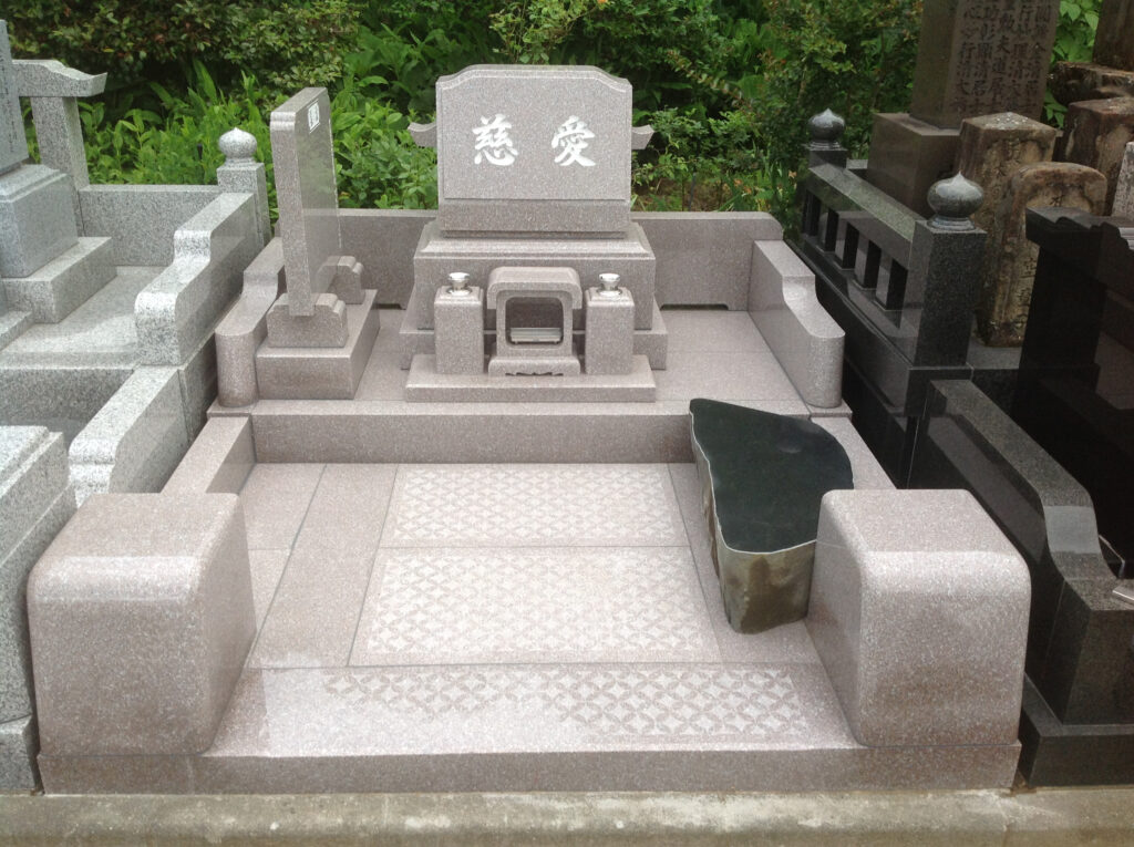 洋型石碑施工例-1-1